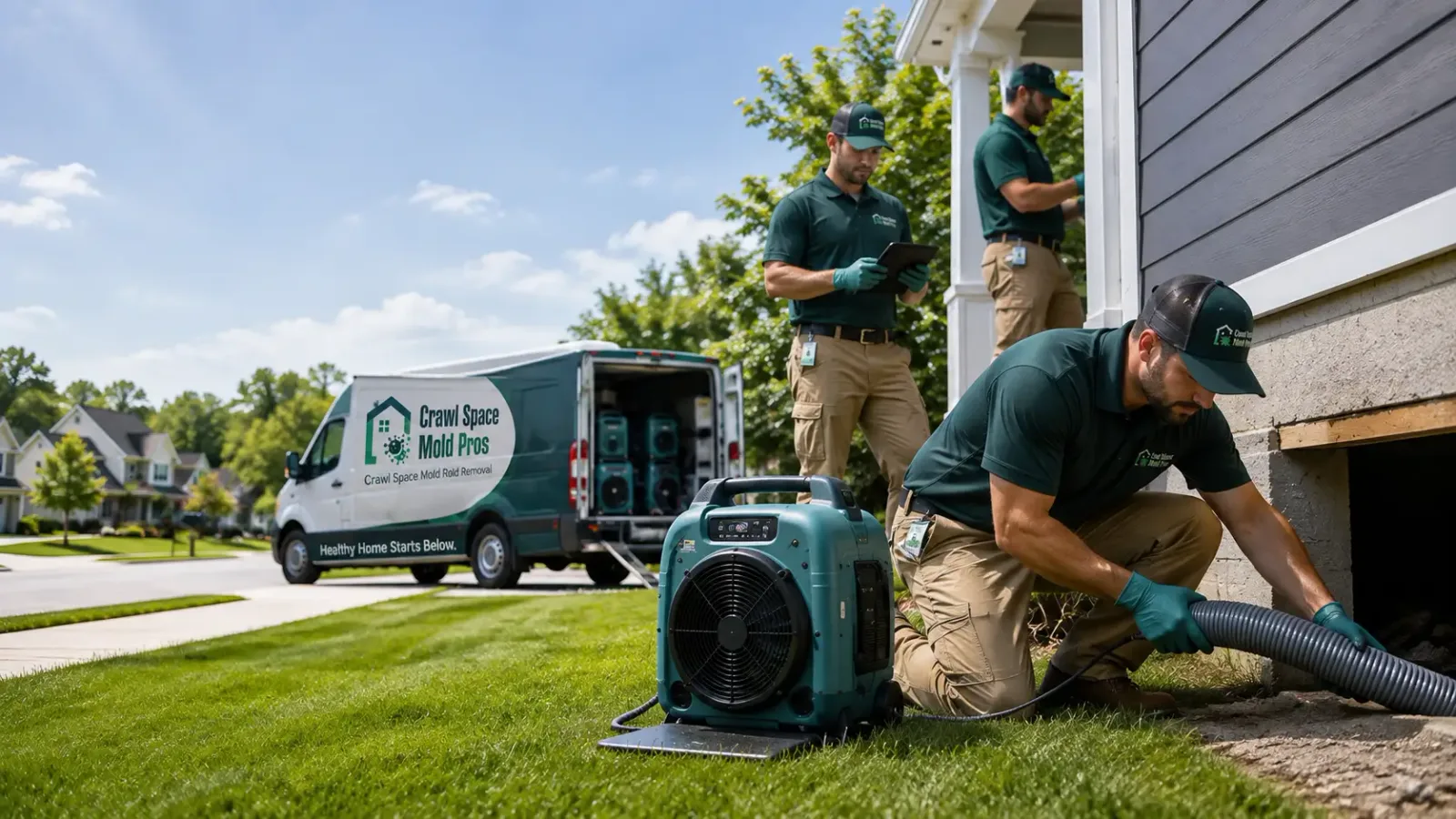 Crawl Space Mold Removal in West Brookfield, MA